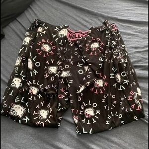 Hello Kitty Black Lounge Pants